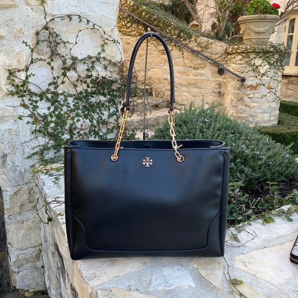 NWT Tory Burch Carter Large tote&wallet black - Picture 2 of 7